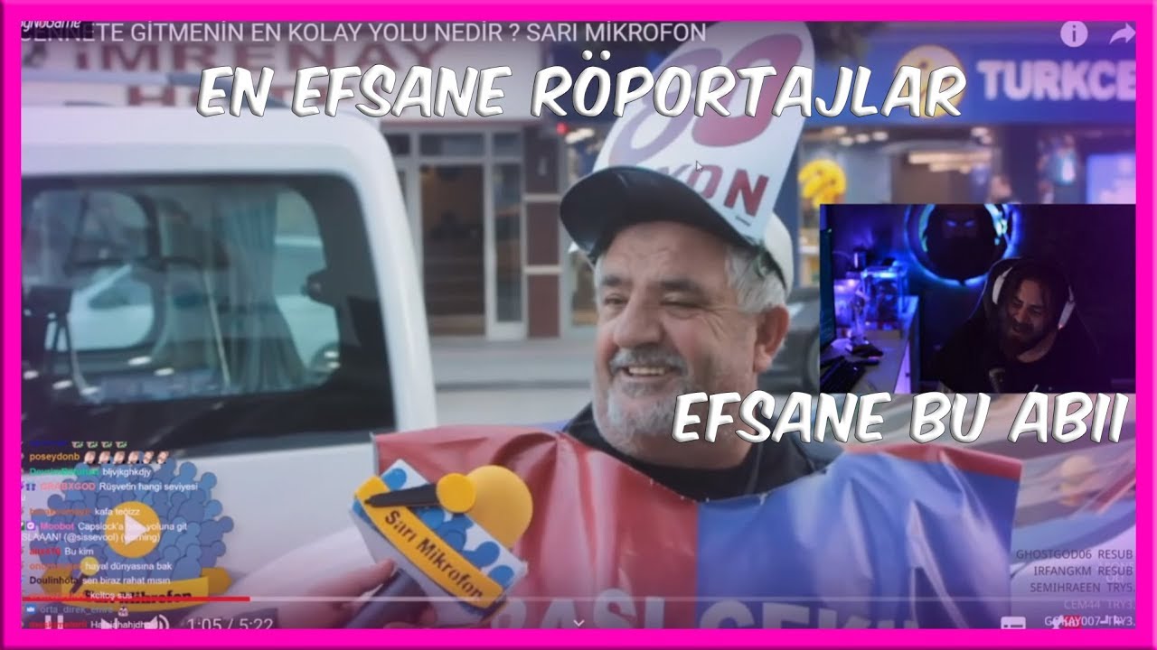 Elraenn - Sarı Mikrofon ' En Efsane Röportajları ' İzliyor