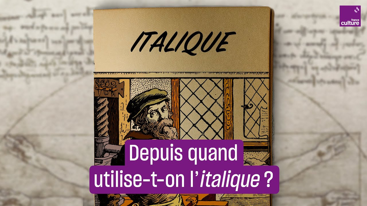 Pourquoi utilise-t-on l'italique pour mettre en valeur du texte ?