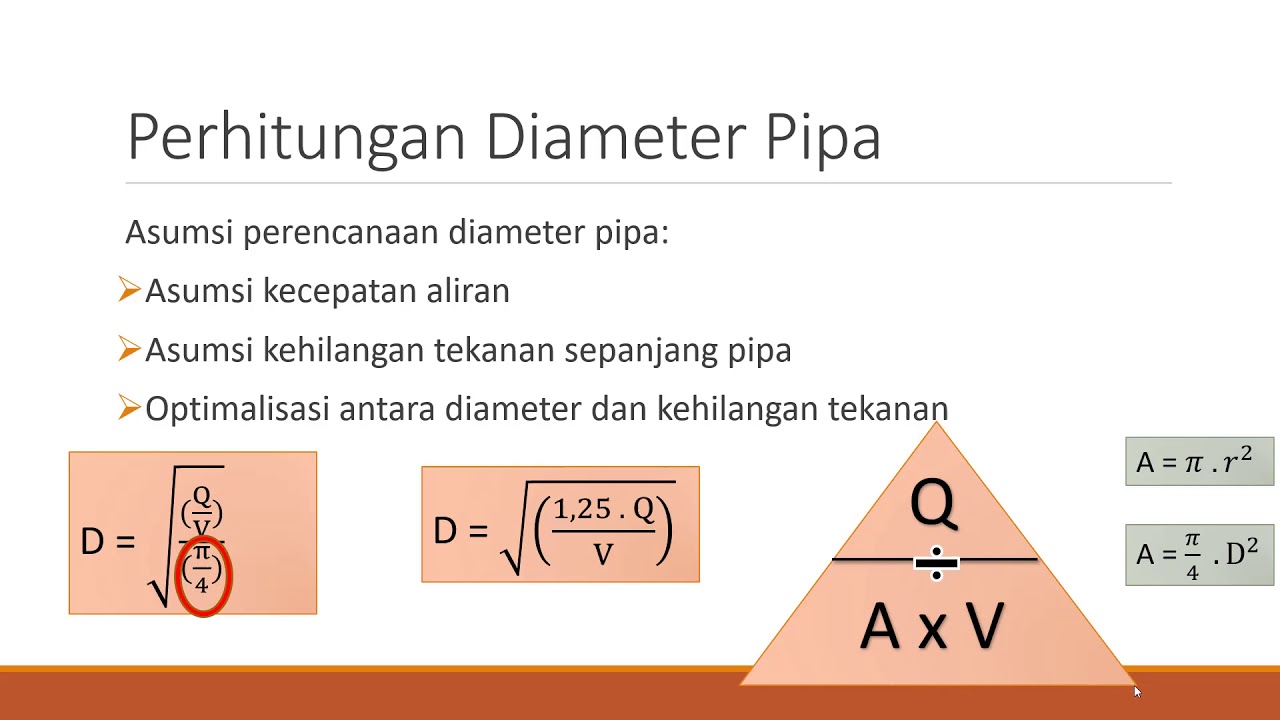 Teori Plumbing Perancangan Sistem Plumbing Air Bersih (Pertemuan 3 bagian 2)