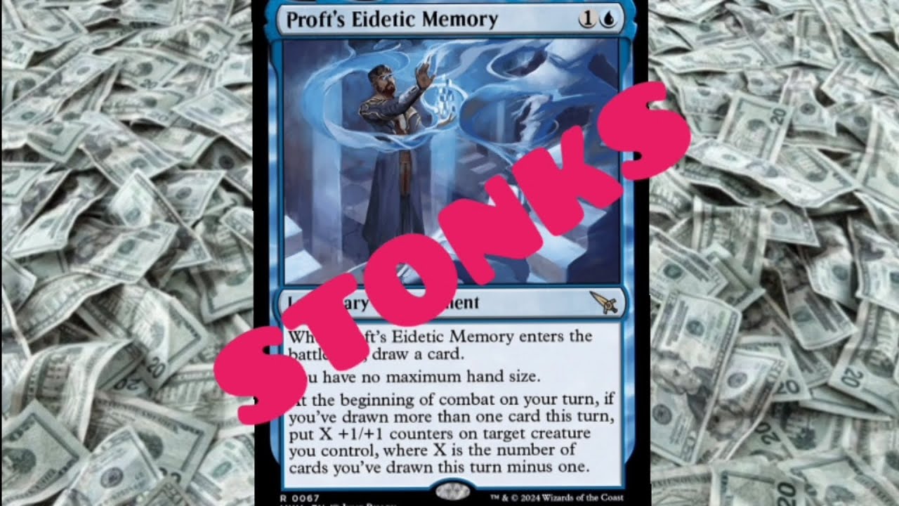 Izzet Flyers Profit For Proft's Eidetic Memory- Modern MTG
