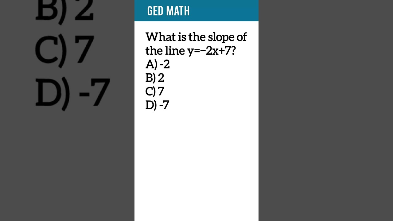 GED math practice question 2025 | GED math practice test 2025