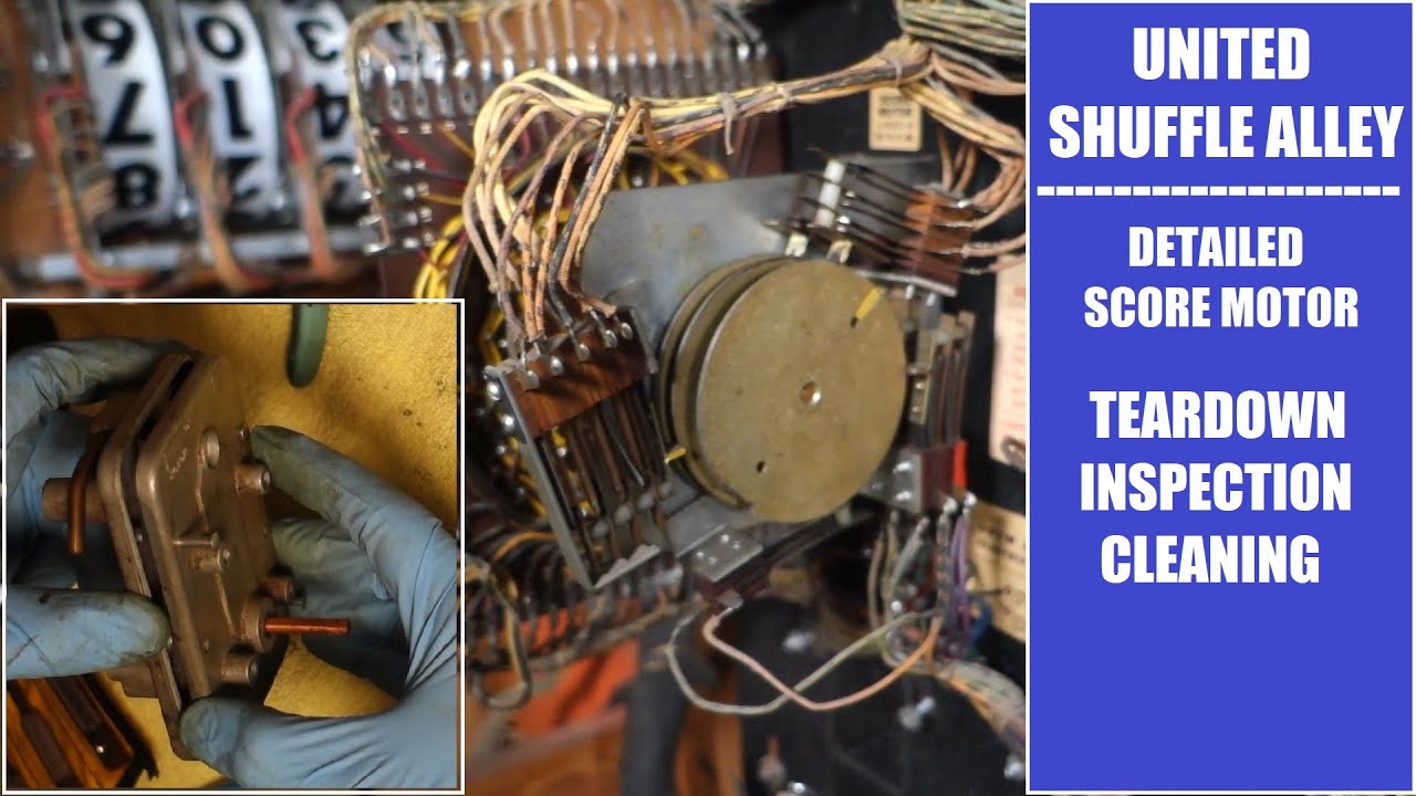 1962 United Embassy shuffle alley project (ep12) score motor refresh