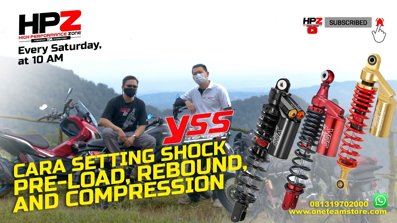 Tutorial Setting Shock YSS G-Series / G-Sport, G-Racing di motor Nmax - ADV - Xmax