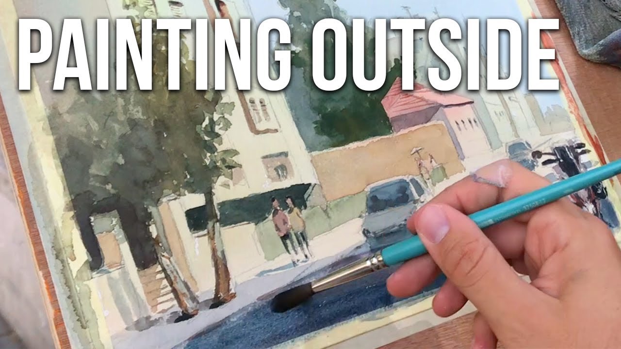 Knowing When to Stop | Watercolor Painting on Location