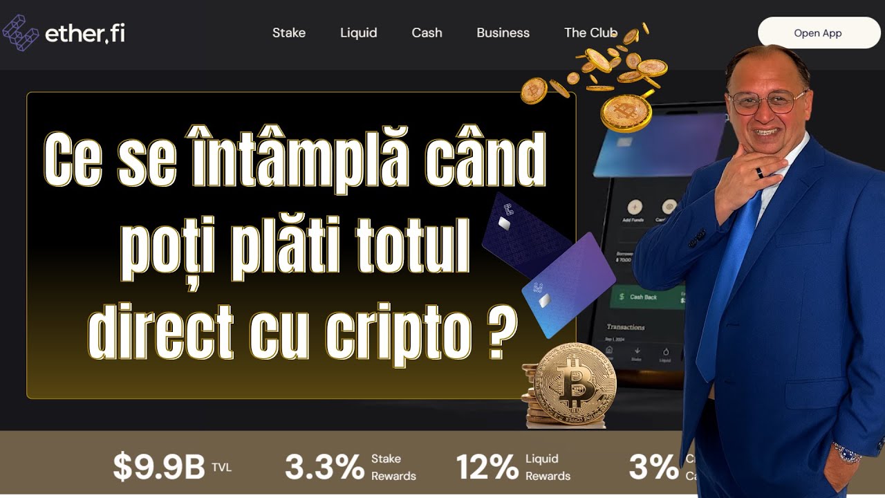 Prezentare EtherFi 💳 | Ce se întâmplă când poți plăti totul cu cripto? (Cardul tău DeFi în acțiune)