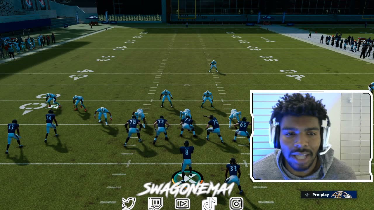 Madden NFL 22 : Spread Playbook Gun Y Stack Off MONEY PLAY !! Man Beater !!