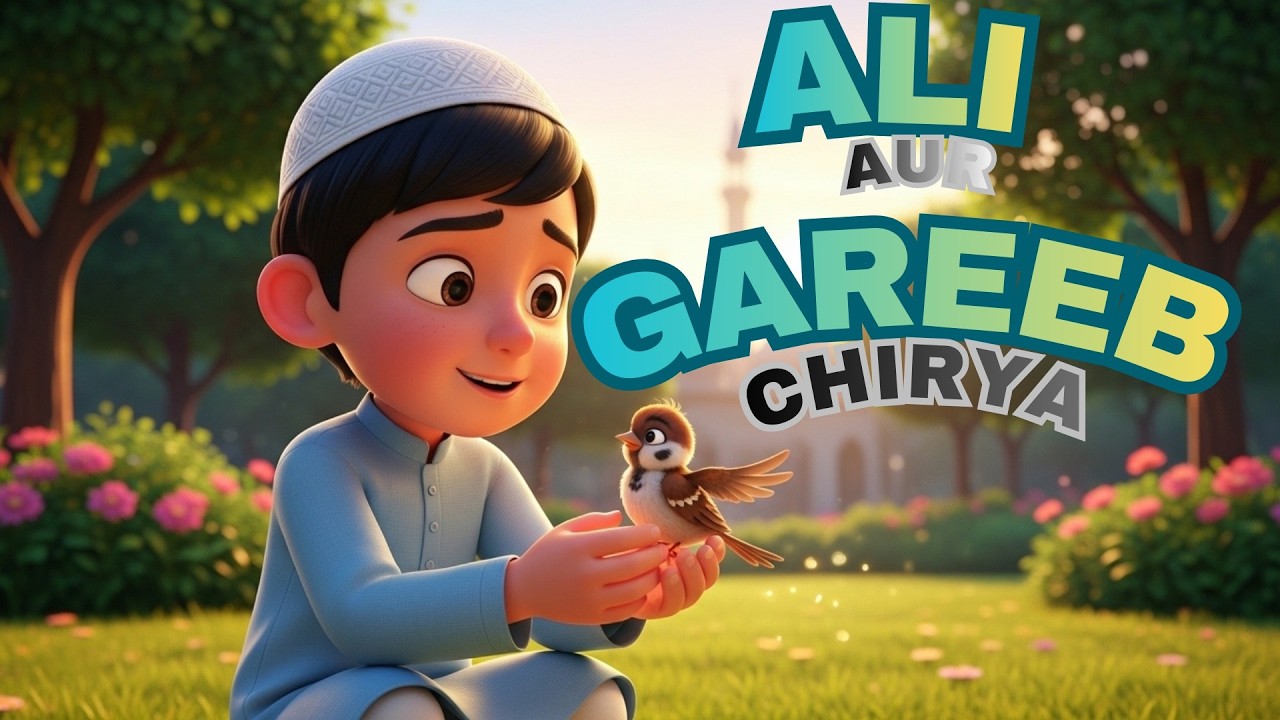 Ali Aur Ghareeb Parinda | Islamic Cartoon Story in Urdu | Best Moral Story for Kids