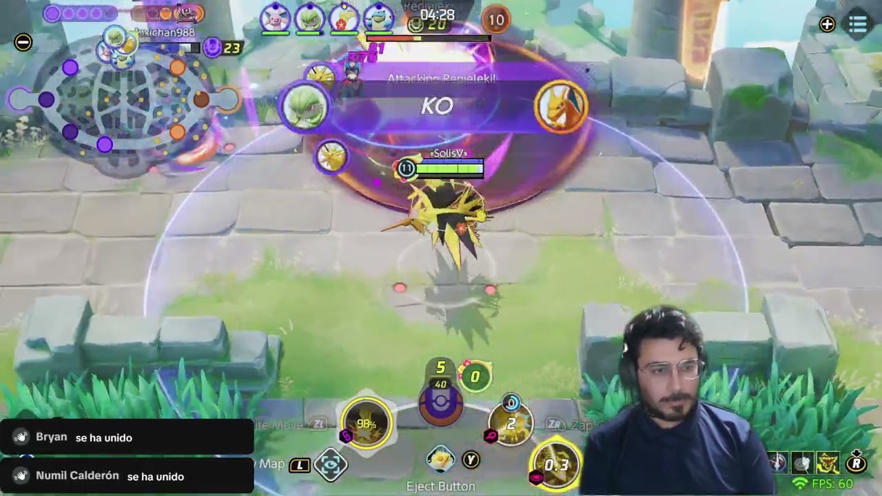 Zapdos en unite Gamplay!!