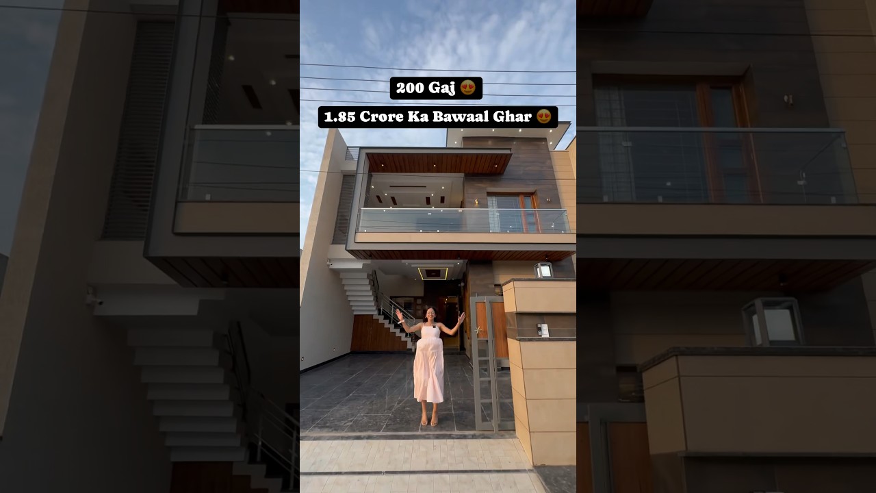 200 Gaj Ka Bawaal Ghar | 200 Yard House Design With 4 Bedroom #harrydutt #luxuryhomes #hometour