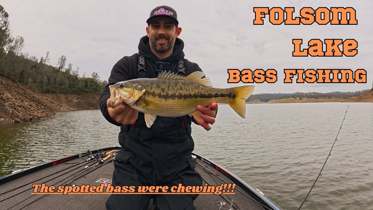 Winter Time Spotted Bass Fishing in the Rain II Folsom Lake