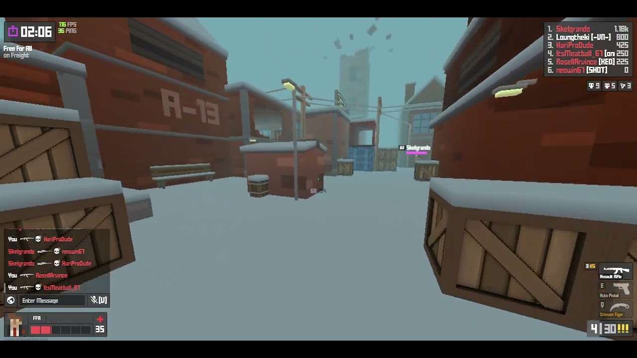 Krunker io ( watch until the end cuz i got relic skin it is 2.49%)