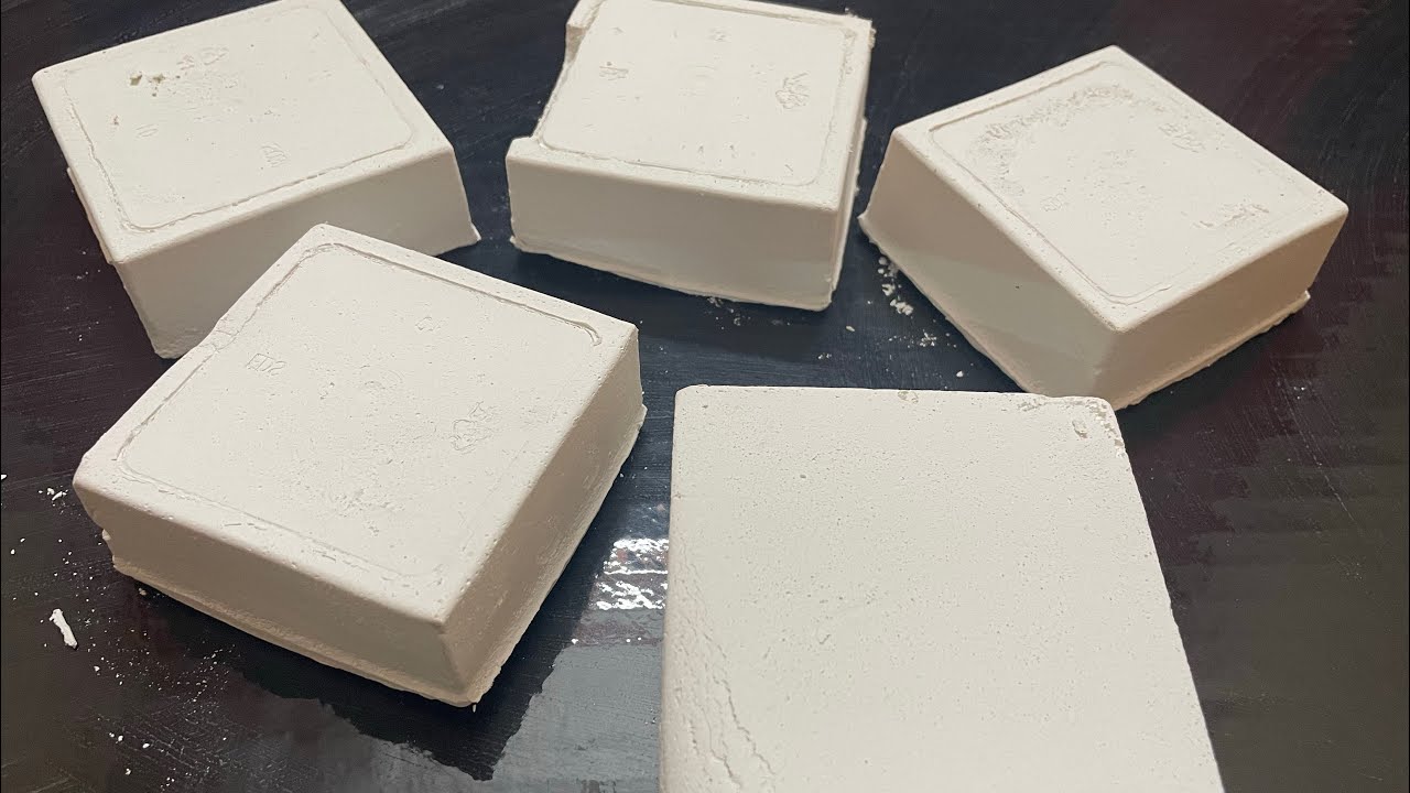 Leftover plainjaine gymchalk blocks || ASMR || Homemade blocks || Oddlysatisfying || Anxiety Relief