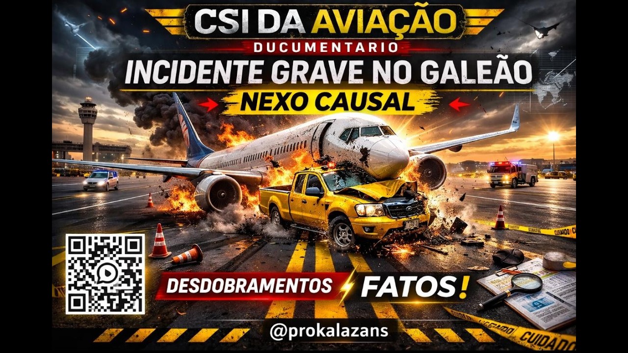 CSI DA AVIAÇÃO - INCIDENTE GRAVE NO AEROPORTO DO GALEÃO - NEXO CAUSAL - DESDOBRAMENTOS DOS FATOS!