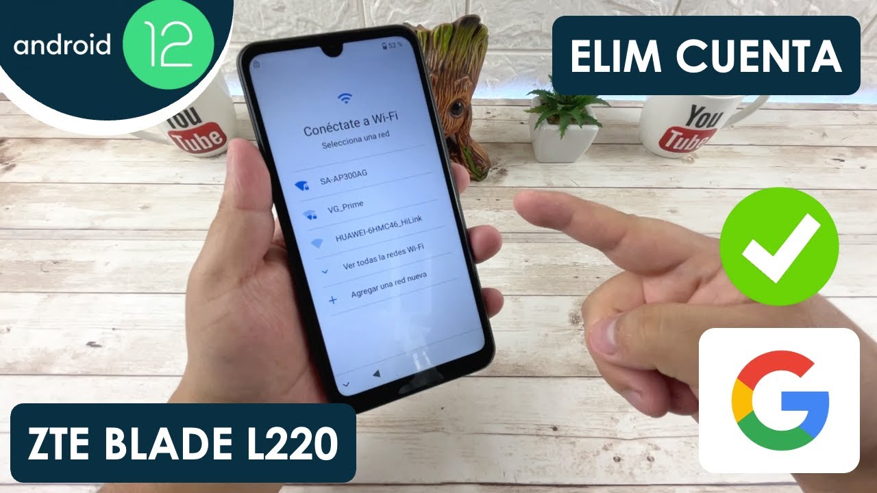 Eliminar Cuenta de Google ZTE Blade L220 | Android 12