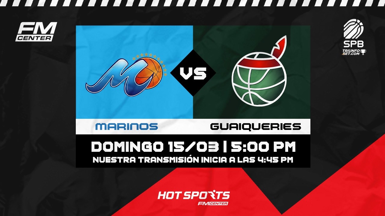 MARINOS DE ANZOÁTEGUI vs GUAIQUERÍES DE MARGARITA | SPB 2026 (15/03/2026)