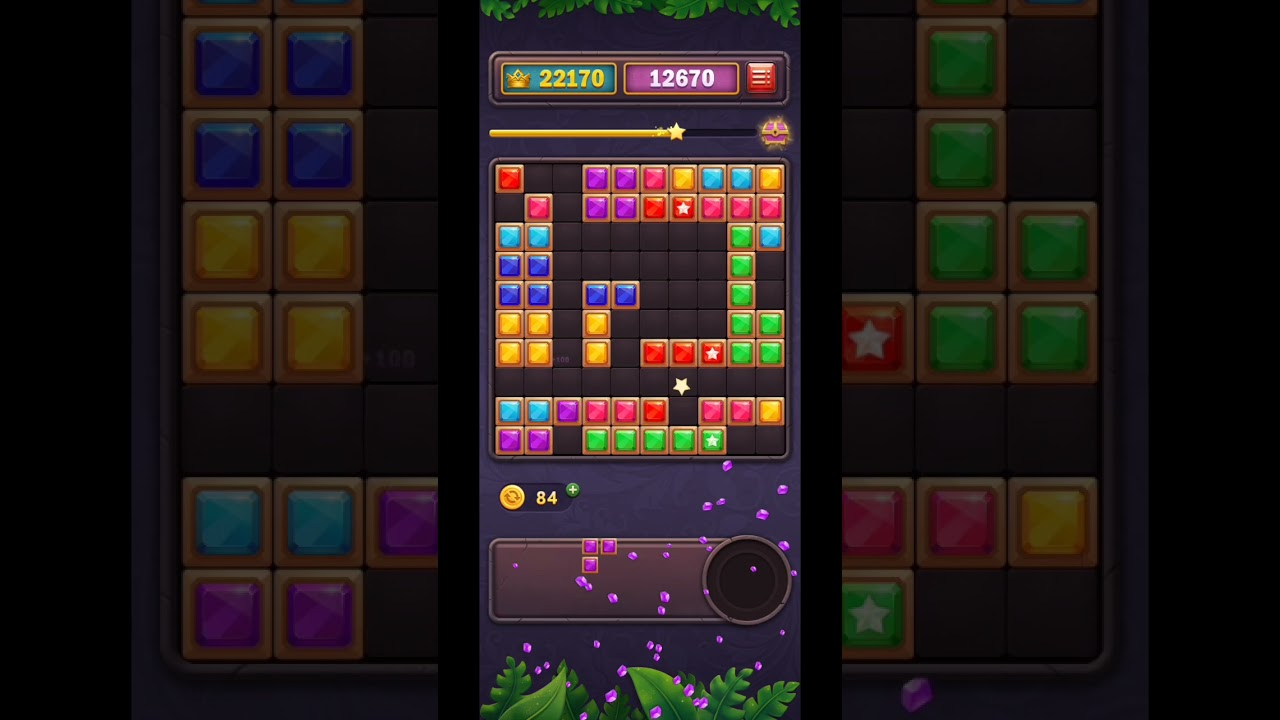 Block puzzle game 🎮 relaxing mind 💆please 🙏 subscribe 😊