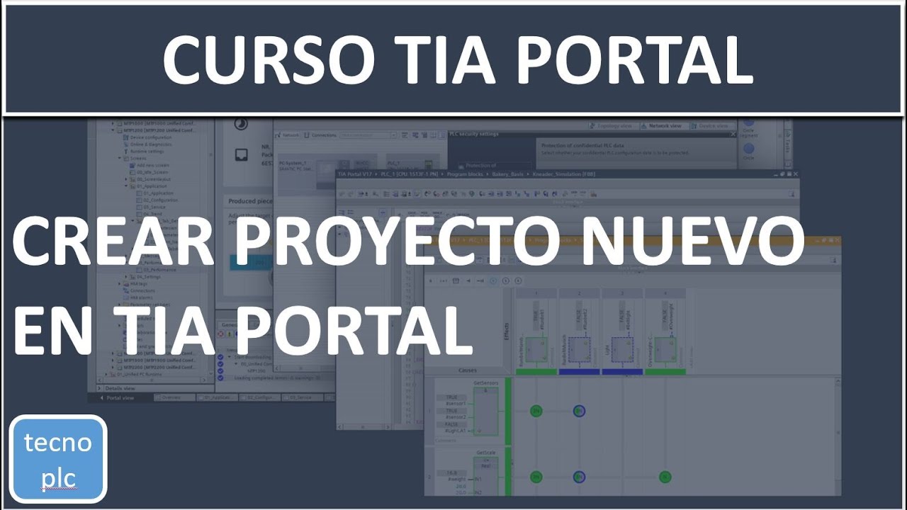 Crear proyecto nuevo en TIA Portal paso a paso