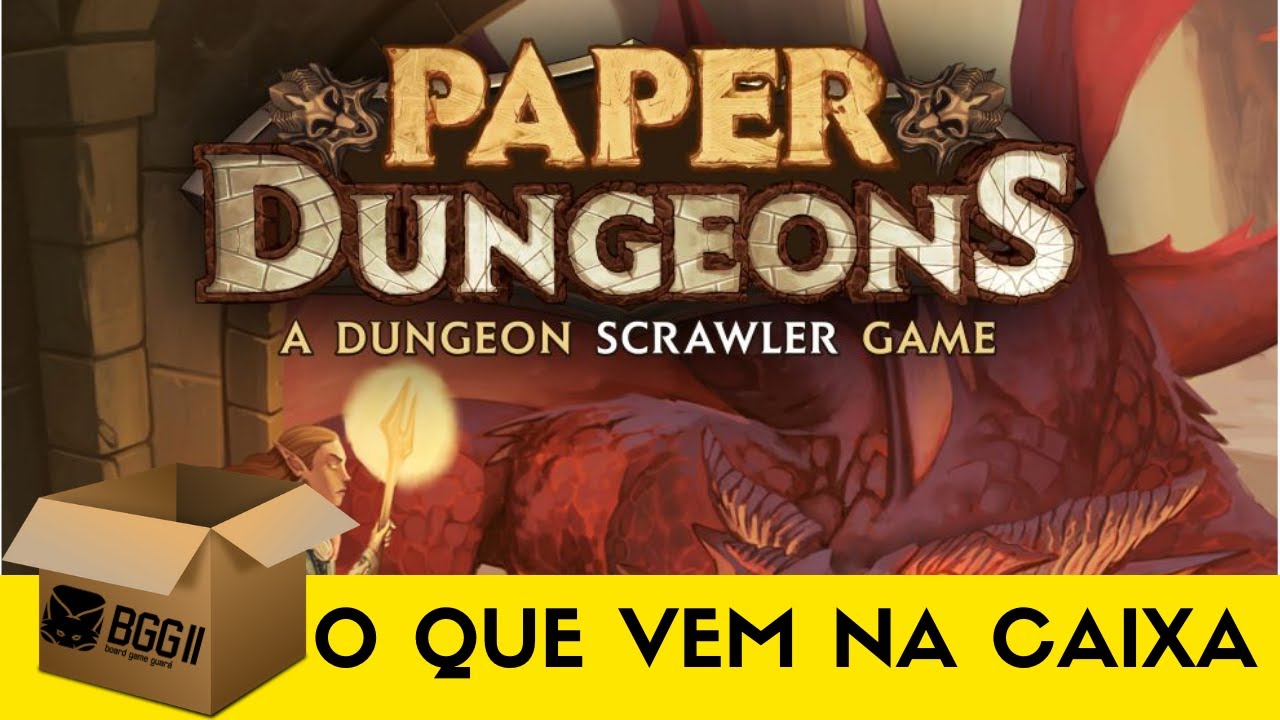 Paper Dungeons  - O que Vem na Caixa