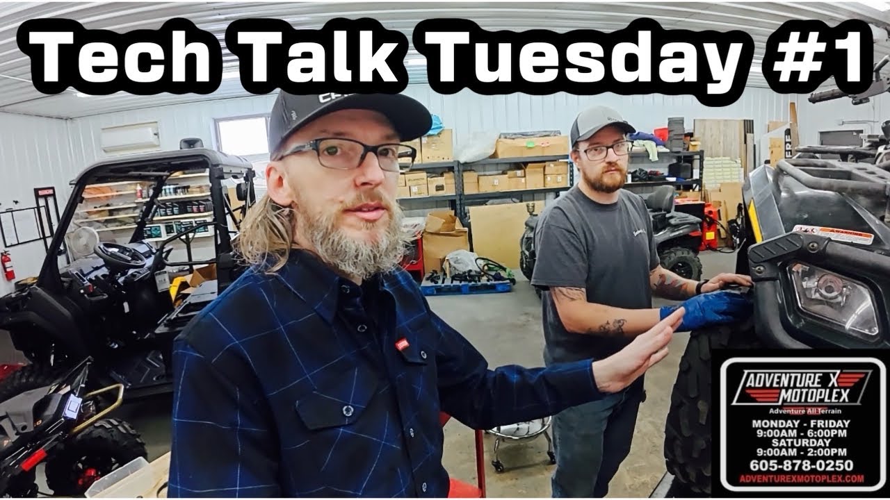Adventure X Motoplex Tech Talk Tuesday Episode 1 | 2008 Can-Am Outlander 500 Service Talk