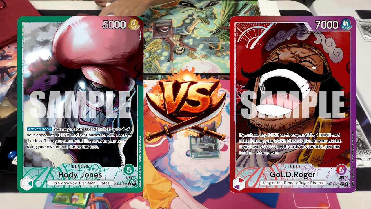 [OP13] Hody Jones Vs Gol D. Roger - Insane Finish!!! Locals Gameplay OPTCG