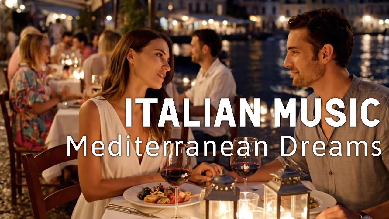 🎶 Italian Vibes & Mediterranean Music 🎶 2+ Hours Scenic Amalfi Coast & Lake Como Relaxation 4K