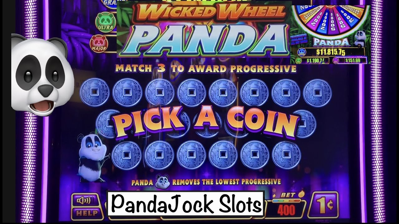 This machine was hitting from the moment I sat down❗️Big Wins on Wicked Wheel Panda💰