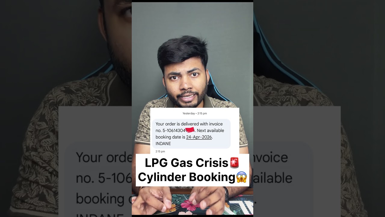 LPG Gas Crisis | Cylinder Booking #lpg #crudeoil #energy