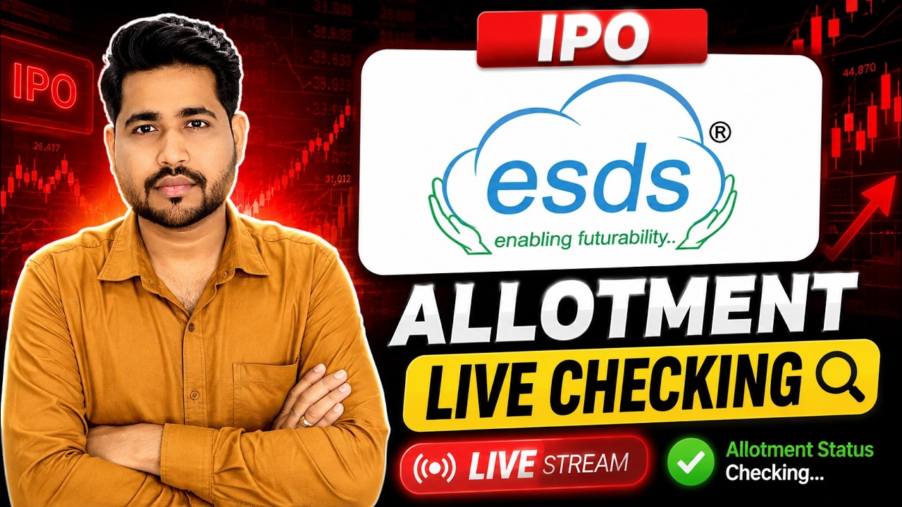 ESDS Software Solution IPO Allotment Live | Priority Jewels IPO Allotment Status Live Checking