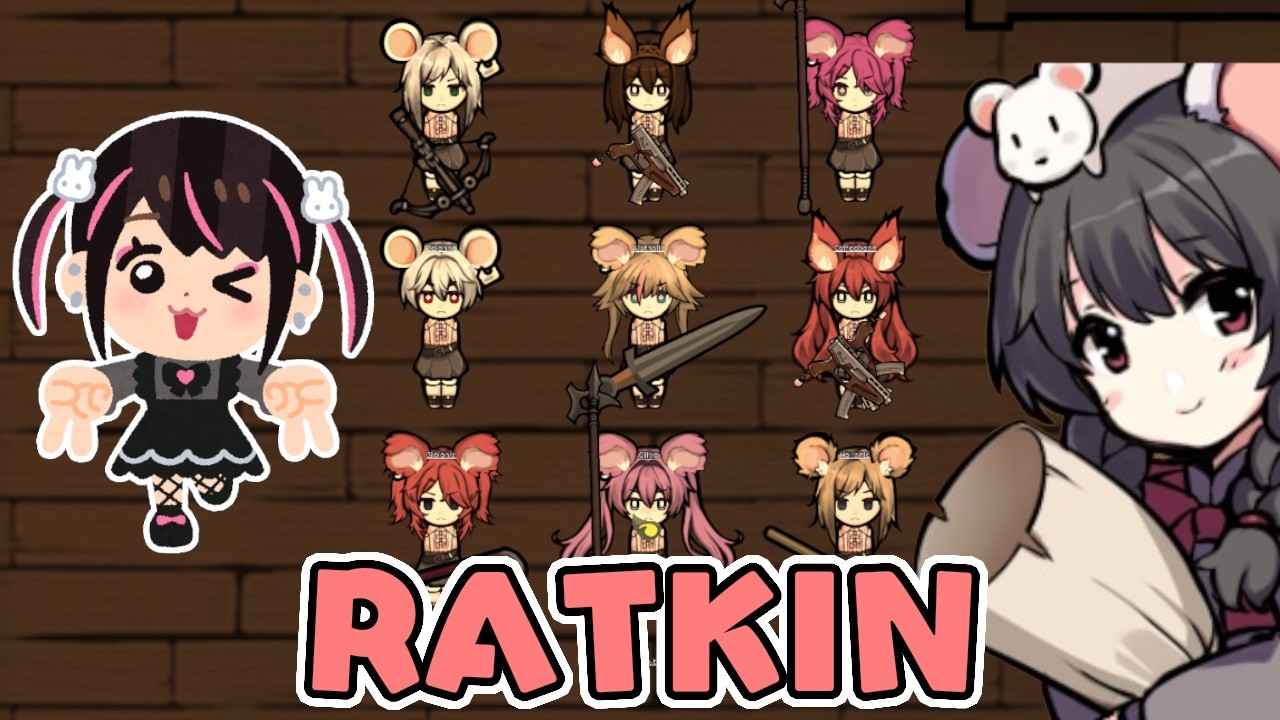 【RIMWORLD RATKIN】Late Night Menhera Activities