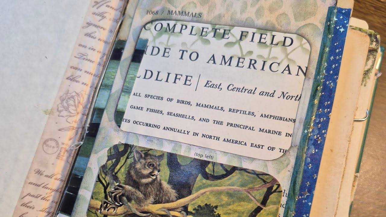 Altered book decorating *no talking*