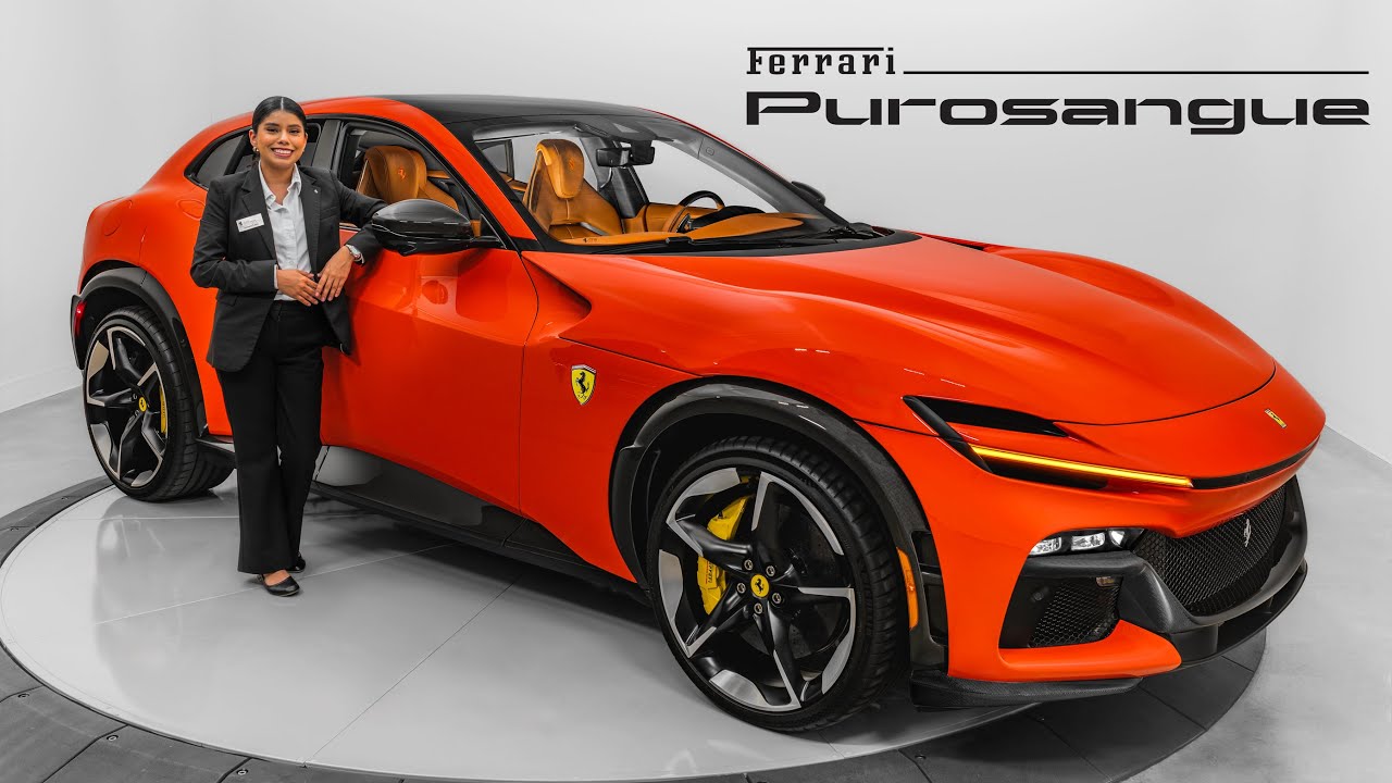 2024 Ferrari Purosangue Sound and POV Walkaround - Rosso Dino
