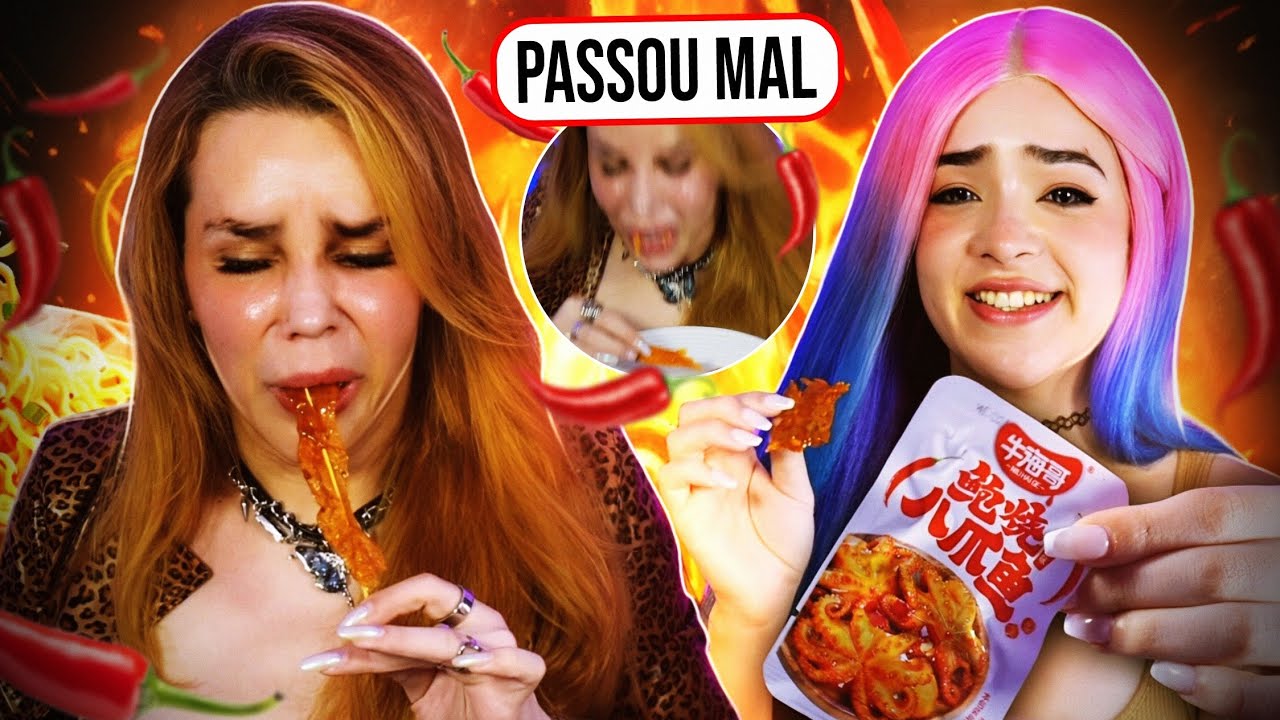 PROVANDO COMIDAS e BEBIDAS ASIÁTICAS 🌶️ (estavam vencidas)