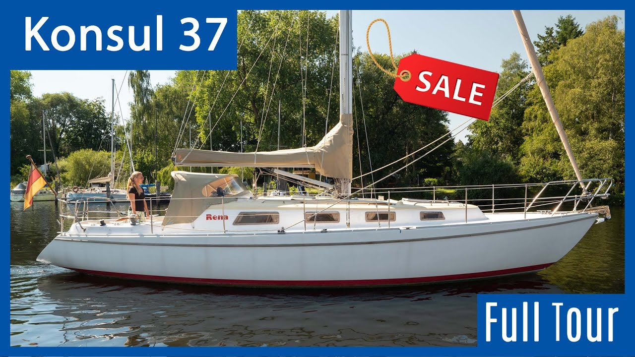 Konsul 37 zu verkaufen - Rundgang durch die Segelyacht (VERKAUFT)