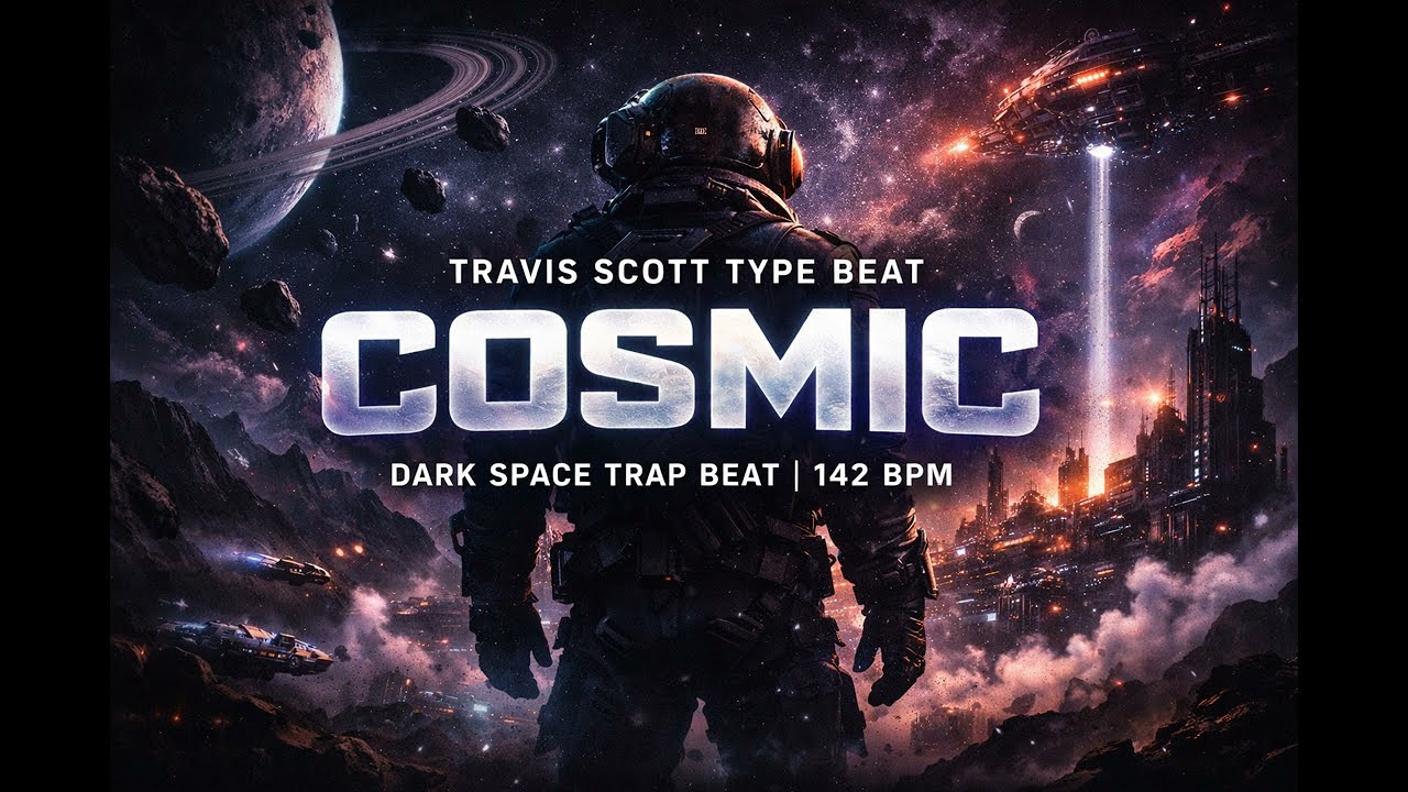 Travis Scott Type Beat &ndash; COSMIC  | Dark Space Trap Beat | 142 BPM