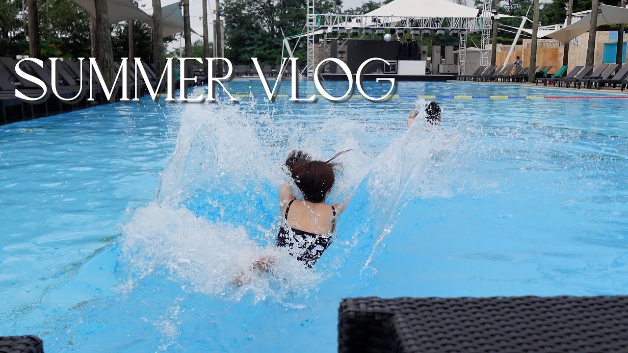 VLOG l 무더위 부셔버리는 수영장 브이로그 (feat. 반얀트리 저렴하게 가는 꿀팁)
