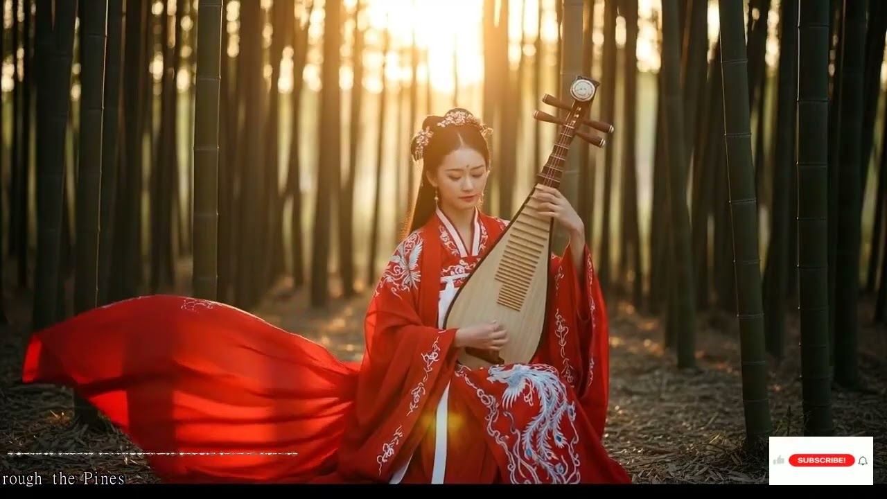Gentle Strings Whisper Through Moonlit Pines Inviting Deep Healing And Peaceful Sleep