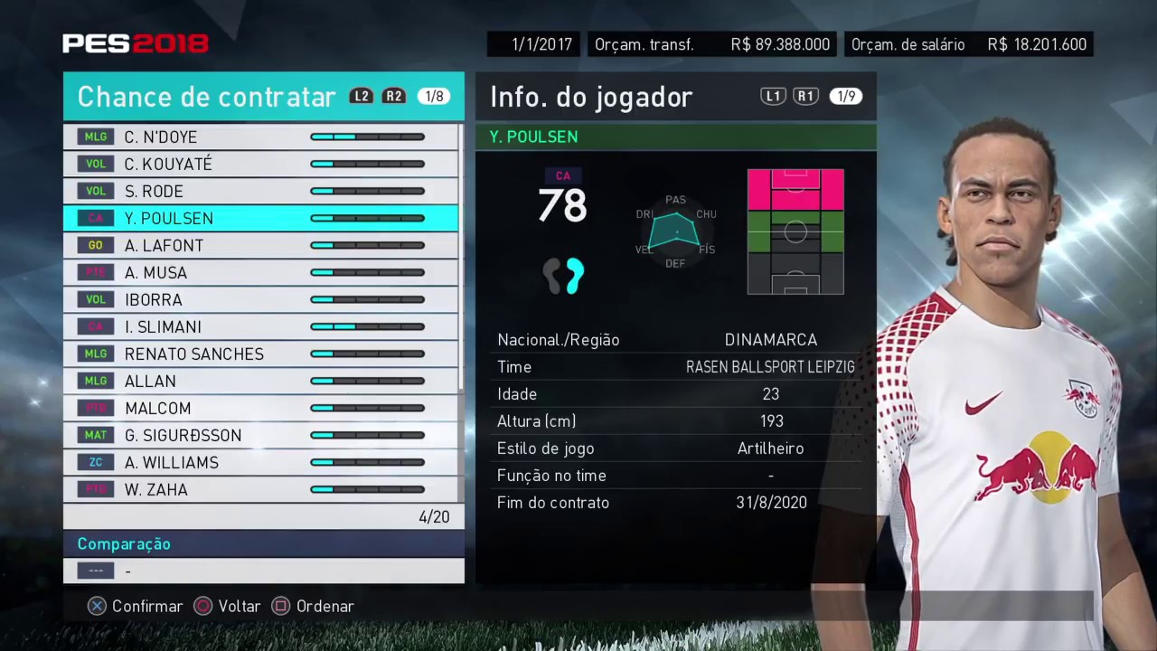 PES 2018 - OS MELHORES JOGADORES QUE POUCOS CONHECEM