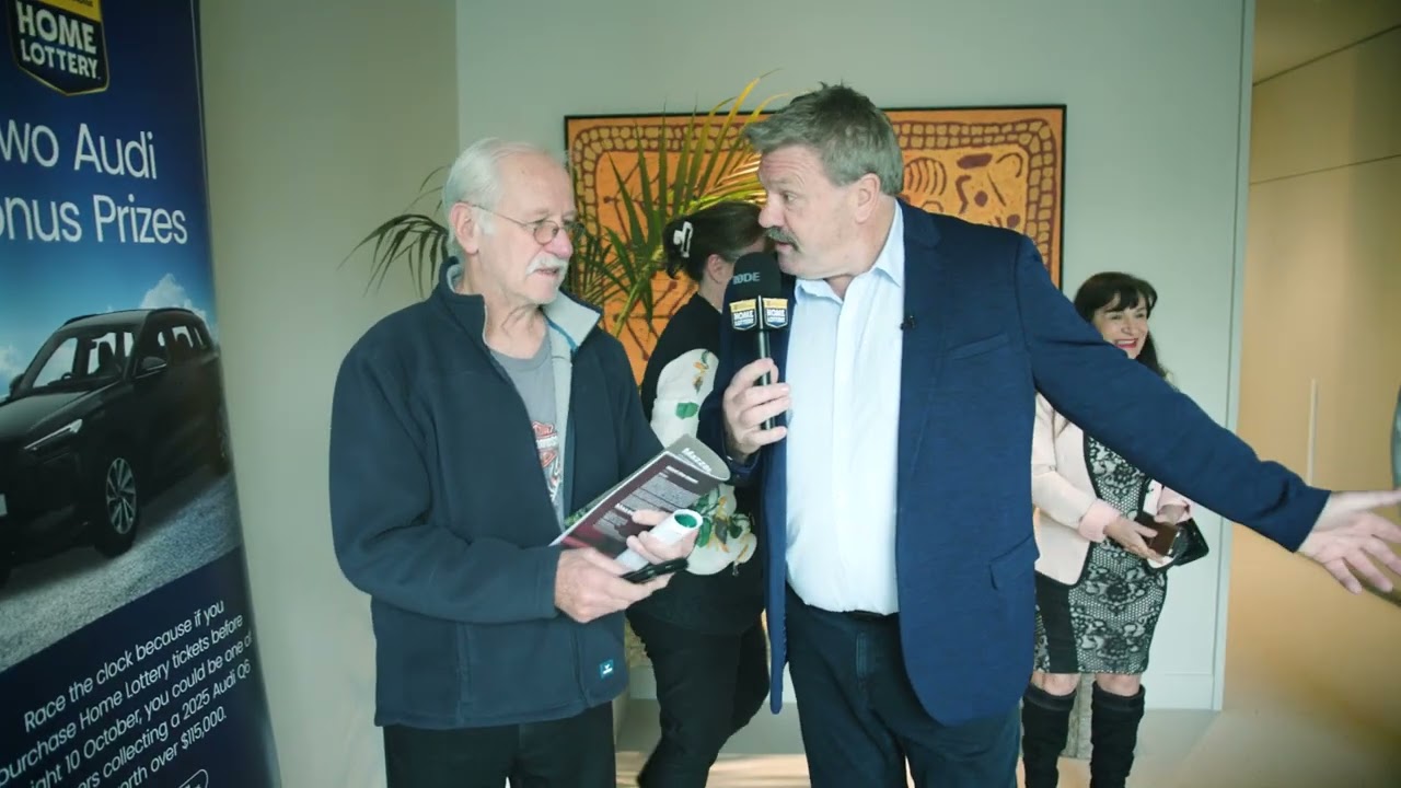 Brian Taylor roams the Royal Melbourne Hospital Home Lottery Grand Prize in Camberwell