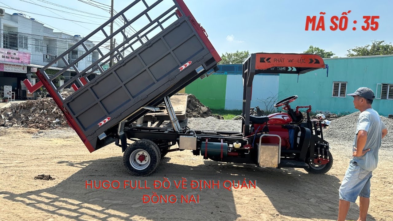 HuGo Full Đồ Giao Cho Anh Thắng Định Quán Đồng Nai | Xe Ba Bánh Phát Lộc 03939.555.65 