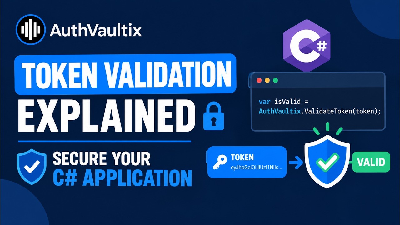 Валидация токенов AuthVaultix: разбор 🔐 | Защитите своё приложение на C#