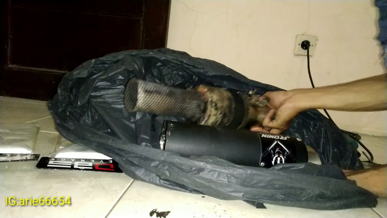 BONGKAR ISI KNALPOT RONIN 3 SUARA
