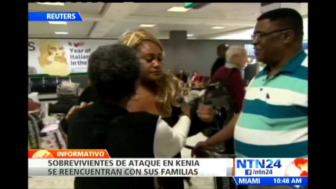 Sobrevivientes de ataque en centro comercial de Kenia se reencuentran con sus familias