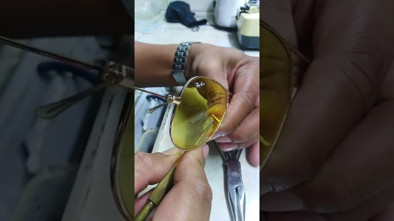 how to replace ray-ban nose pad👀