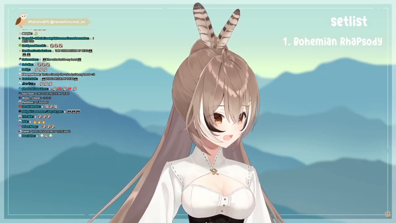 Nanashi Mumei Sings - I Miss You (HoloEn Relay)