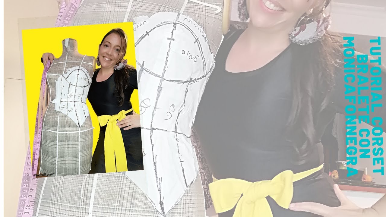 Tutorial patronaje Corset Sobre Maniquí