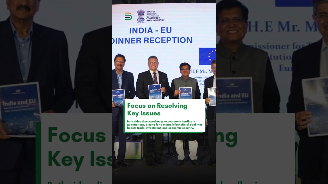 India‑EU Review FTA Talks - Strengthening Economic Cooperation. 