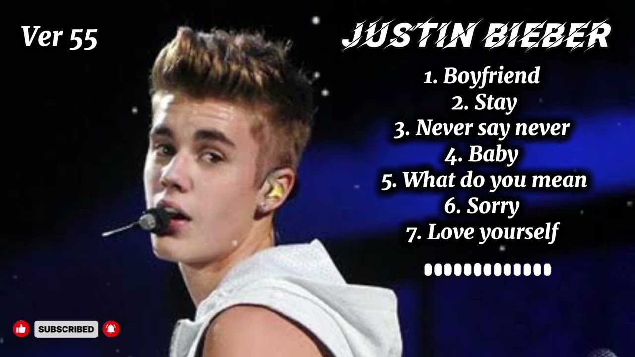 JUSTIN BIEBER Best Songs Playlist 2026 | JUSTIN BIEBER Greatest Hits Full Album remake EDM ver 55