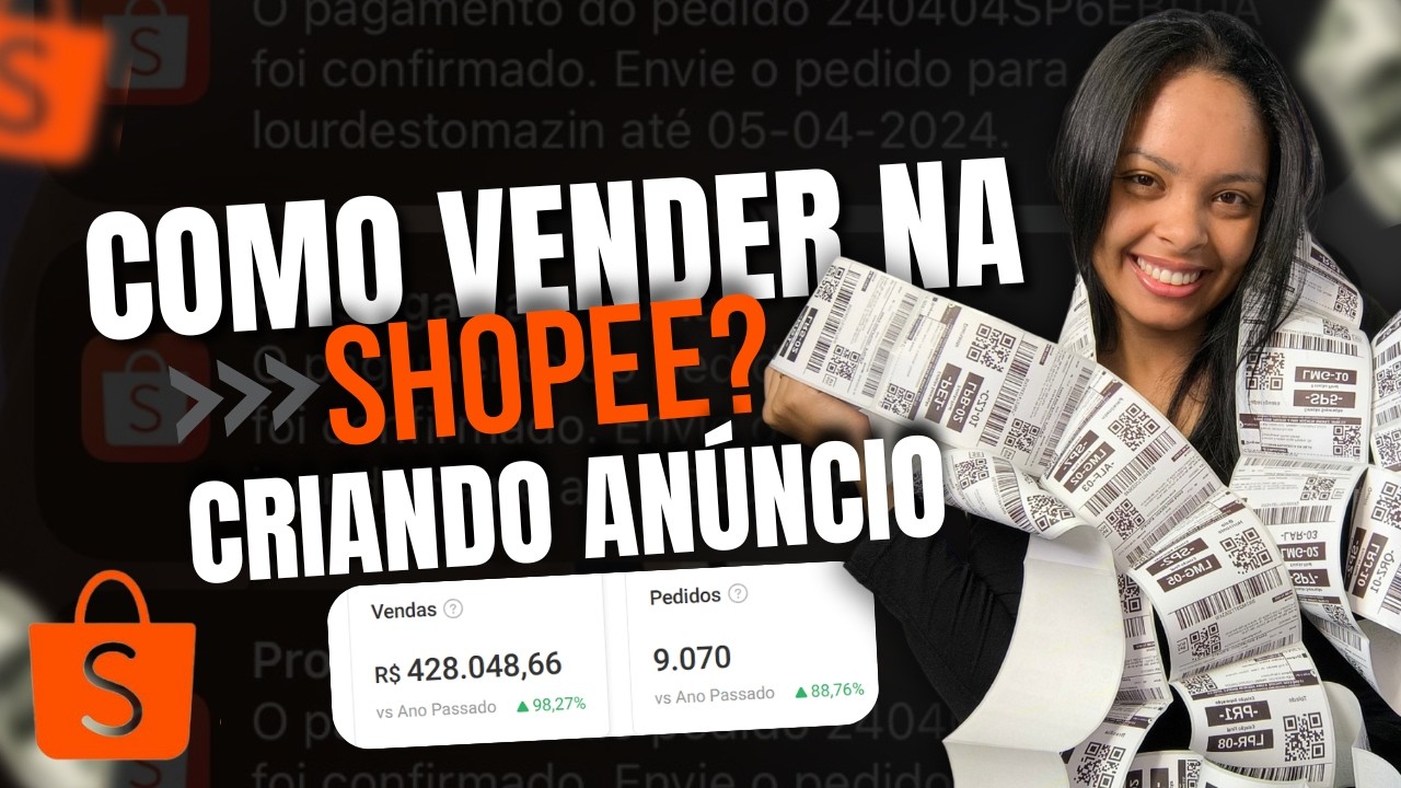 COMO VENDER NA SHOPEE EM 2025 | Aula 4 Criando Anúncio Passo a Passo | TRABALHANDO EM CASA