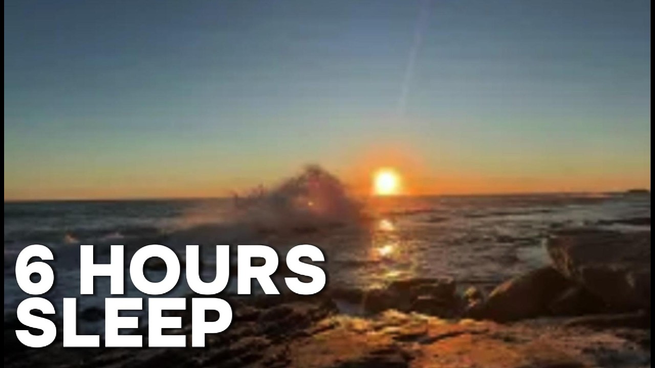 Golden Ocean Sunset 🌅 Calm Waves & Warm Light | Deep Relaxation & Peace