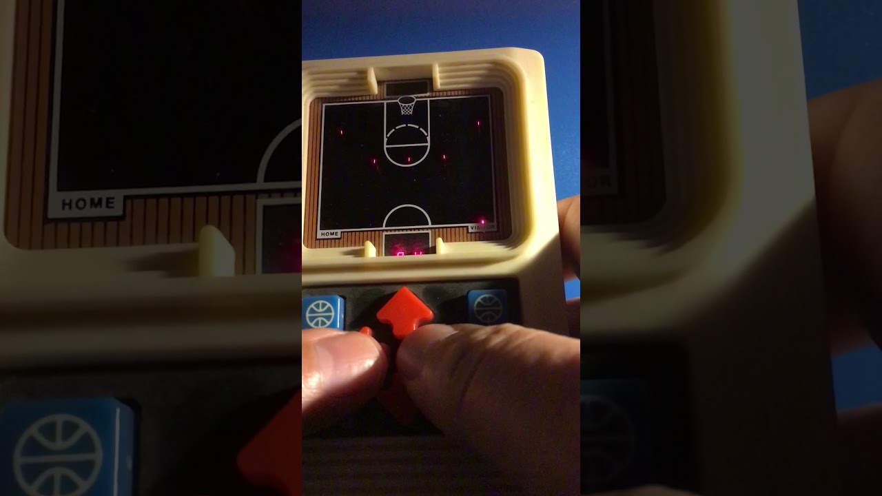 Vintage MATTEL ELECTRONICS Basketball Handheld Game Play